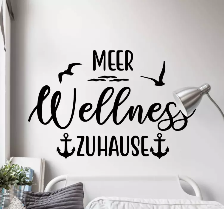 Aufkleber Marine Meer nach Hause wellness - TenStickers