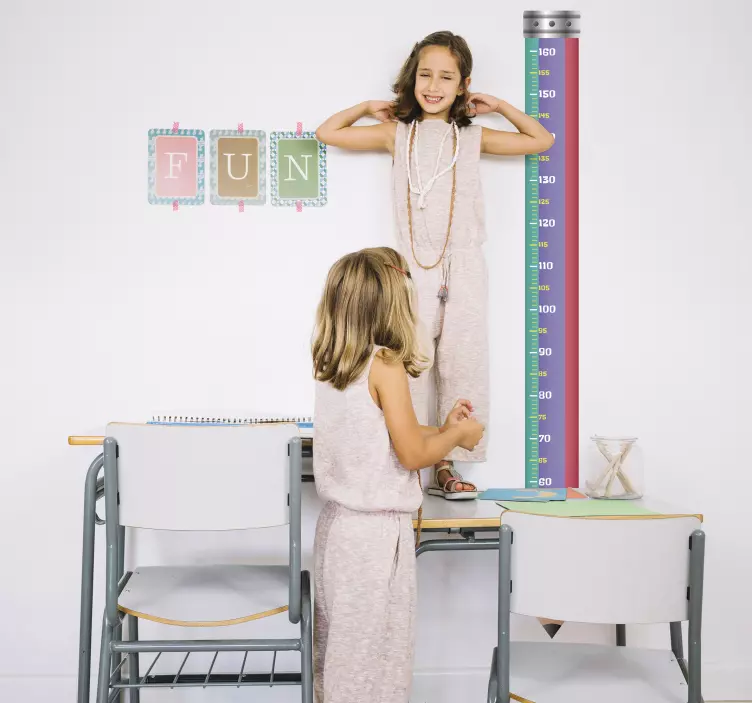 Wandtattoo Maßband Kinder FUN - TenStickers
