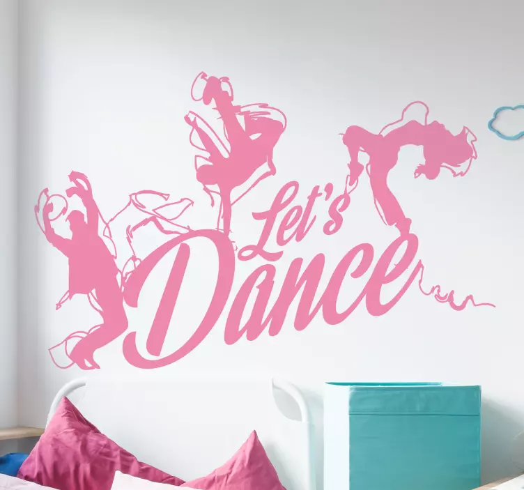 Wandtattoo Menschen Let's Dance Tanzen - TenStickers