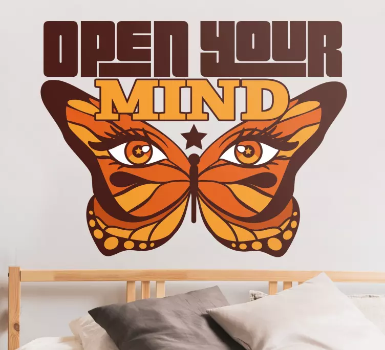 Aufkleber für die Wand öffne deinen geist - TenStickers