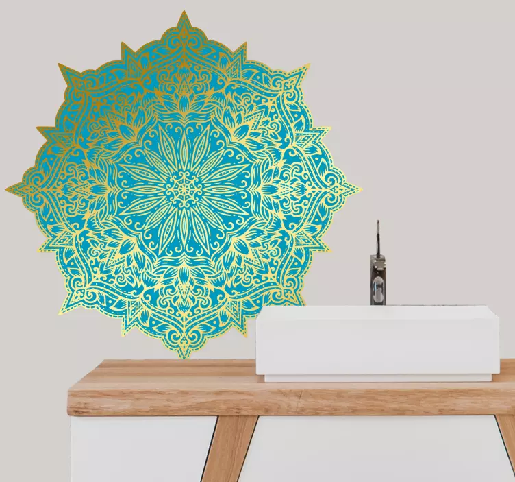 Wandtattoo Ornament kunstvolles mandala-design - TenStickers
