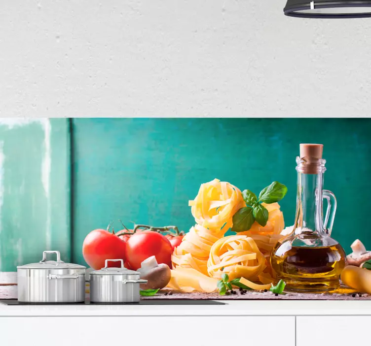 Wandtattoo Pasta Zutaten - TenStickers
