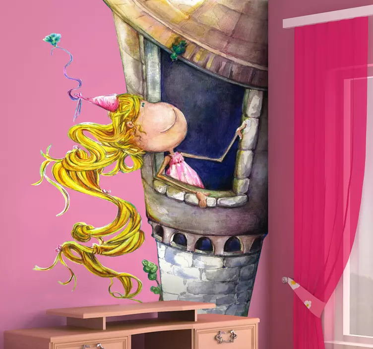 Wandtattoo Rapunzel - TenStickers
