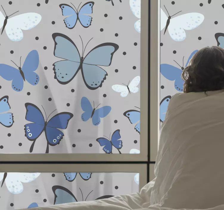 Wandtattoo Schmetterling lebendiges schmetterlingsmotiv - TenStickers