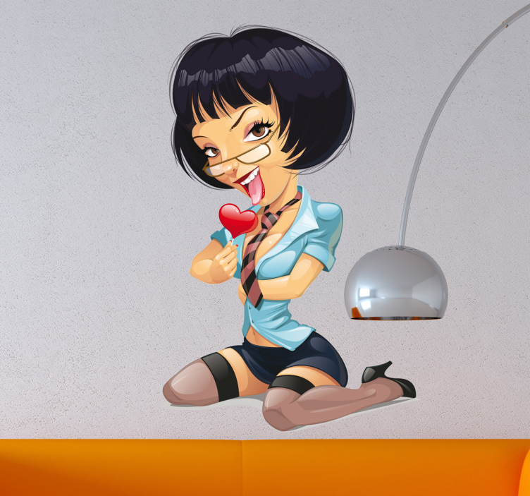 Wandtattoo sexy Lehrerin - TenStickers