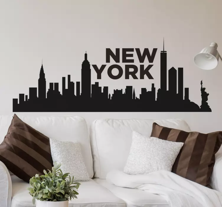 Wandtattoo Skyline New York - TenStickers