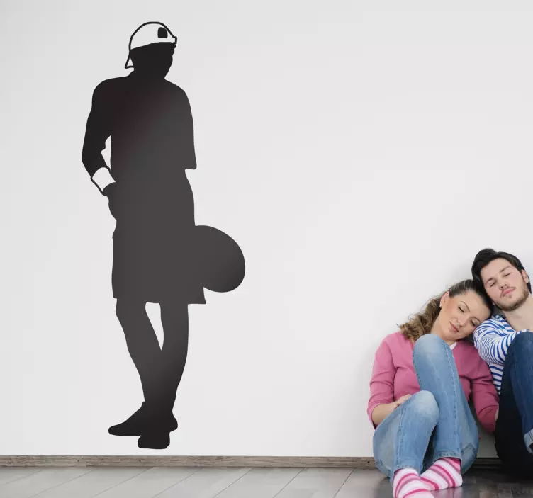 Wandtattoo Sport Tennisspieler - TenStickers