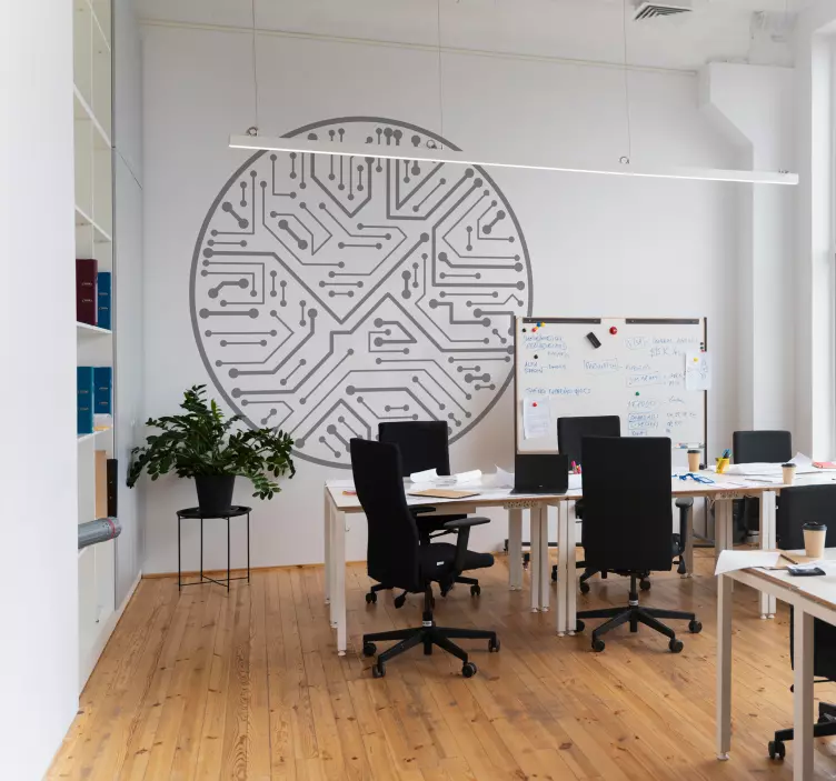 Aufkleber Technologie "Chip-Schaltung" - TenStickers