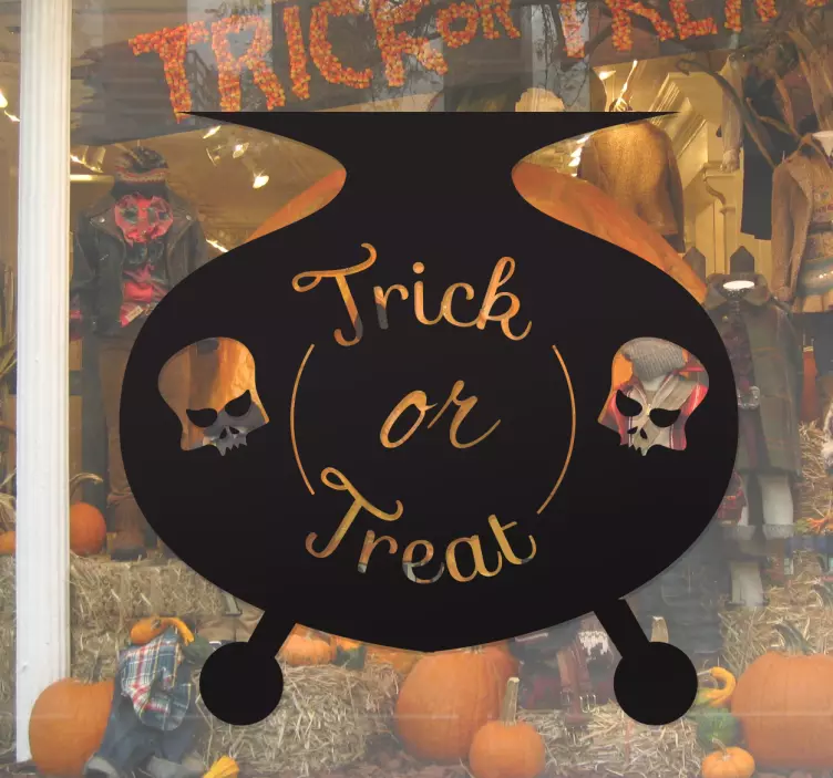 Wandtattoo  trick or treat - TenStickers