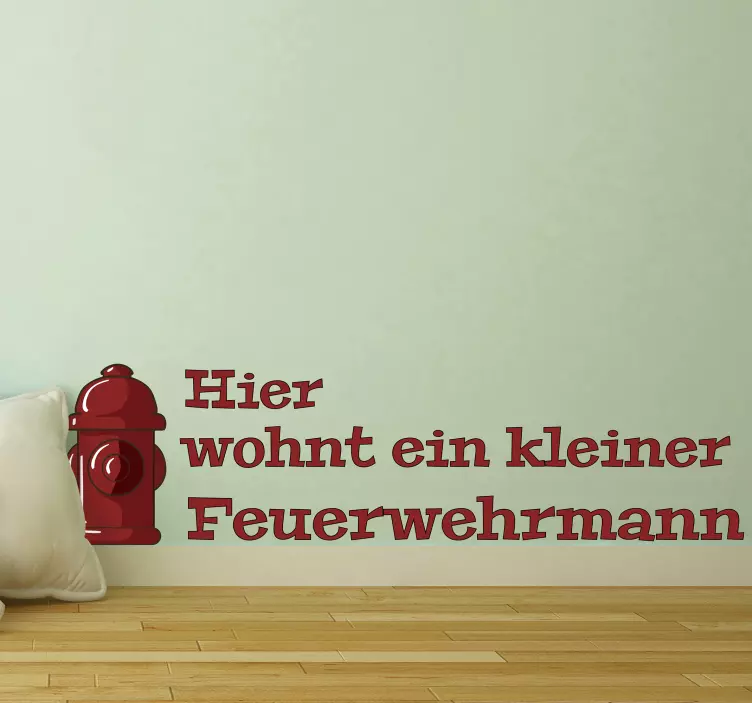 Wandtattoo Welt hydranten-dekor - TenStickers