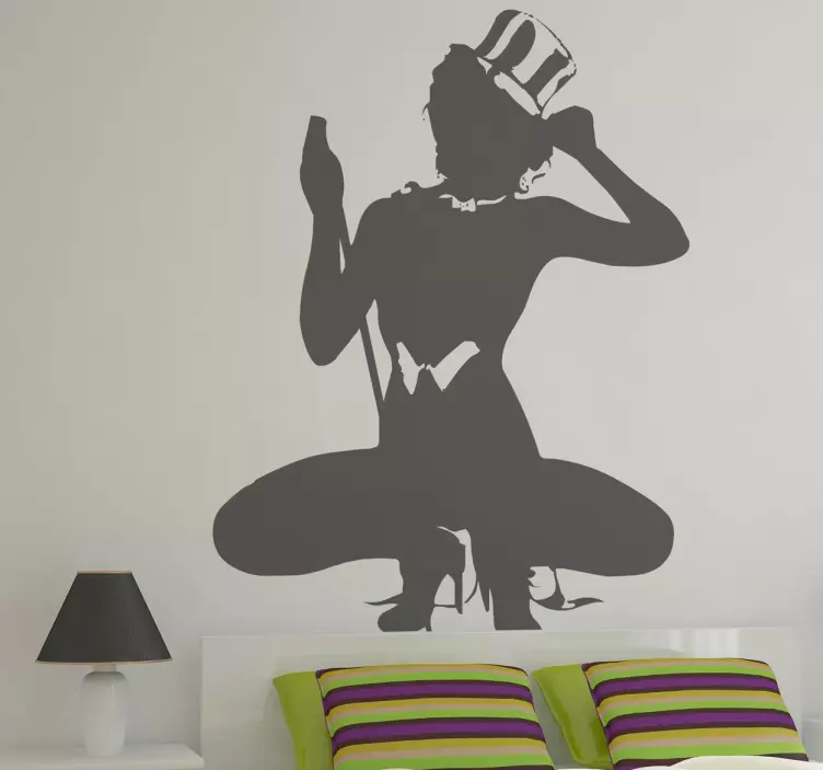 Wandtattoo Yankee Stripperin - TenStickers