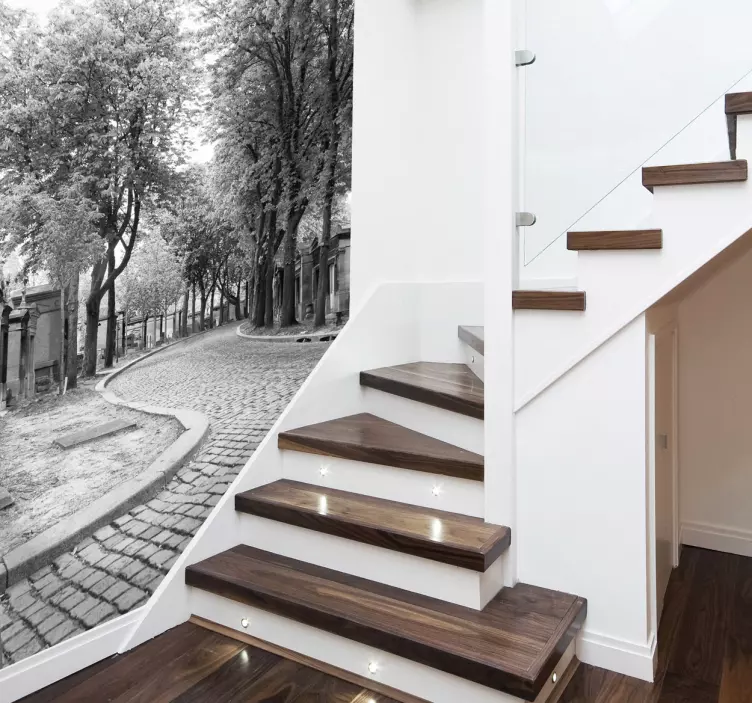 Weg Foto Aufkleber - TenStickers