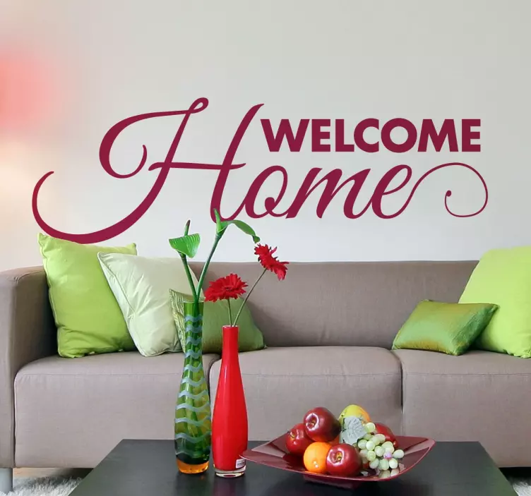 Welcome Home Sticker - TenStickers