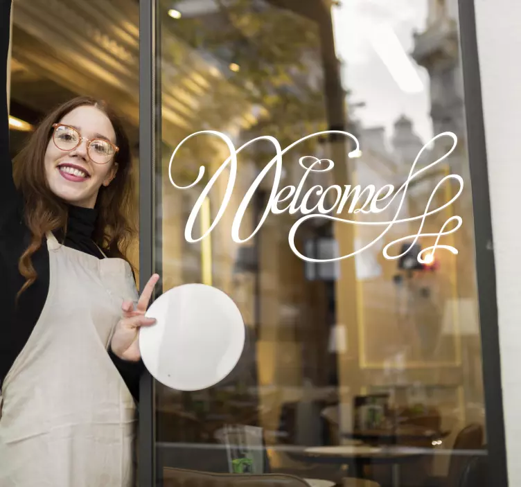 Welcome Sticker - TenStickers