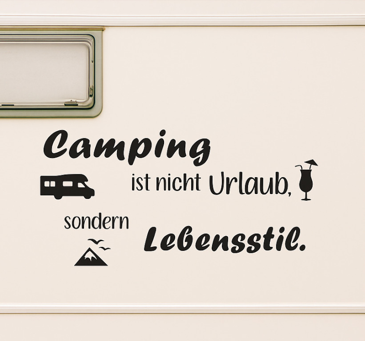 Wohnmobil Aufkleber vielfalt natur campingpaket - TenStickers