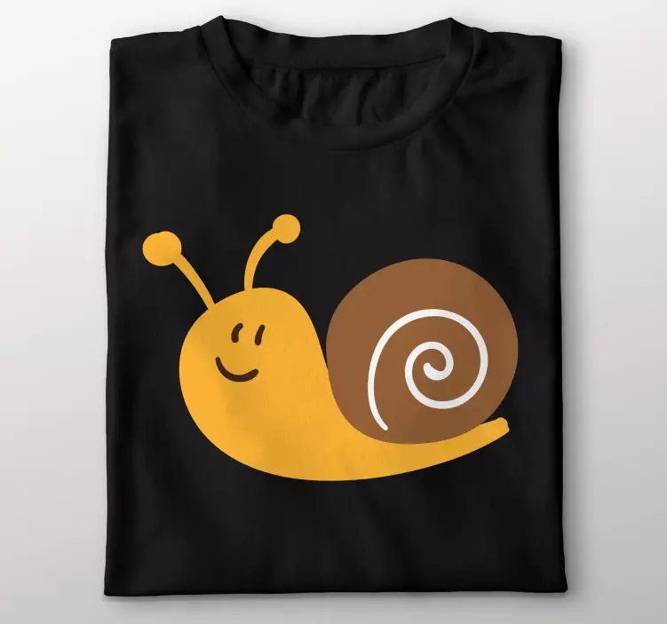 Tshirt Kind Caracol und cartoon - TenStickers