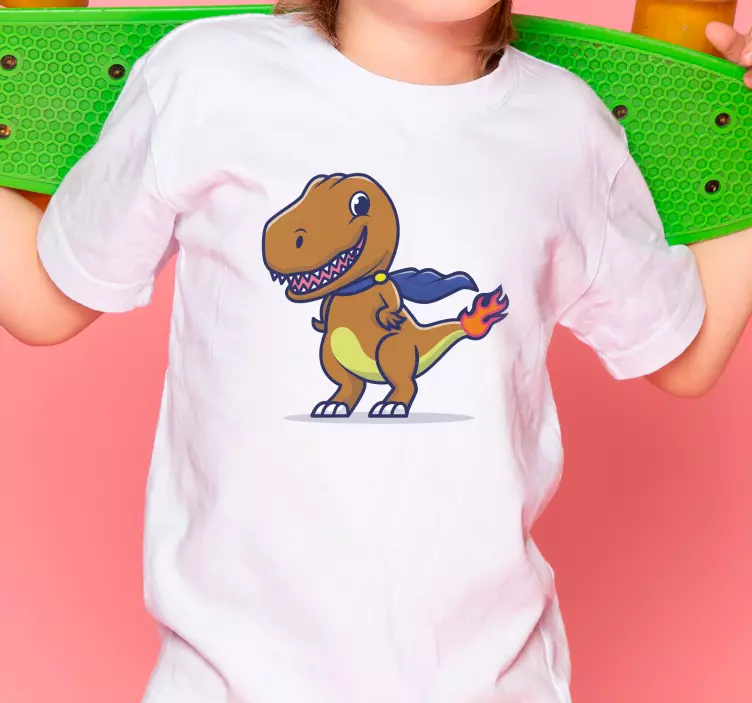 Tshirt Kind Superheld dino - TenStickers