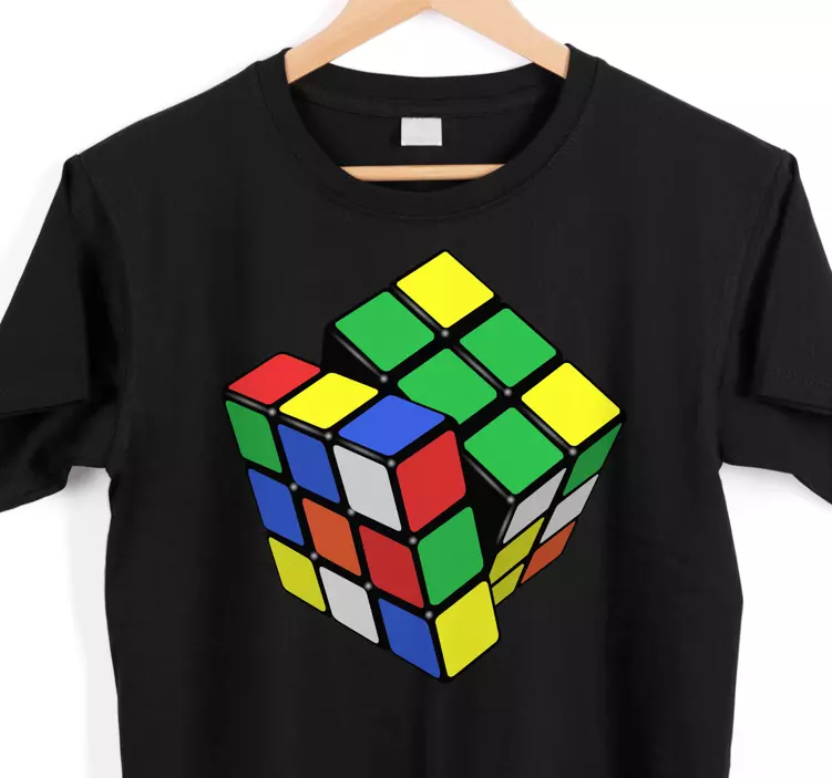 Rubik würfel individuelles T-Shirt - TenStickers