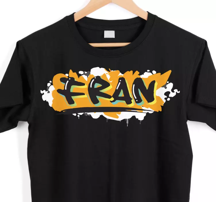 T-Shirt mit Namen junger graffiti-stil - TenStickers