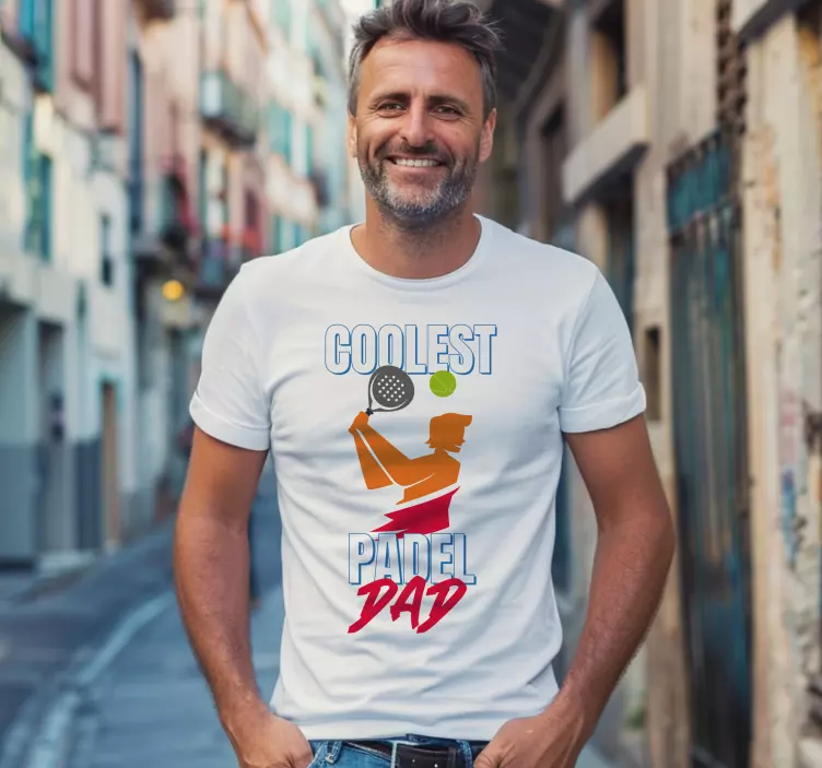Original T Shirt coolster paddel-vater - TenStickers