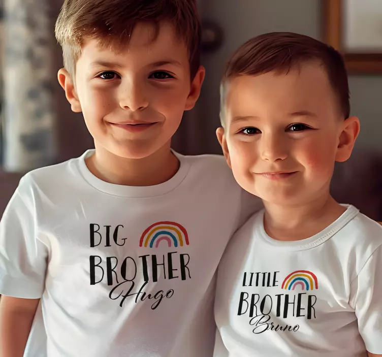 T-Shirts mit Namen regenbogenbrüder - TenStickers