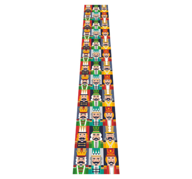 Vinyl teppich weihnachten nussknacker rahmen - TenStickers