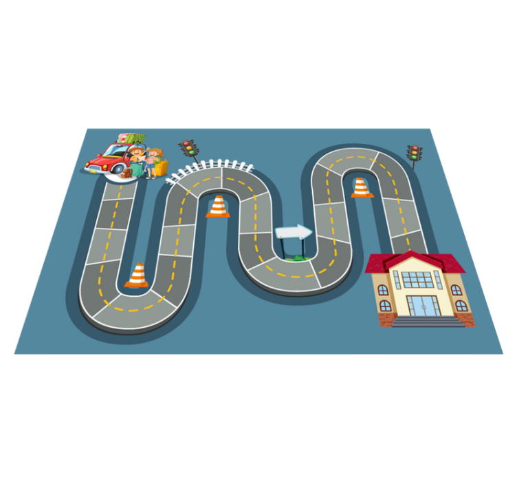 Vinyl teppich spiele für brettspielstraße - TenStickers