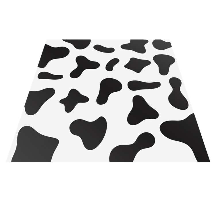 Vinylteppich Animal Print kontrastierendes rindsledermuster - TenStickers