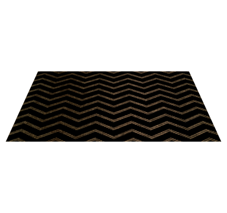 Vinyl Teppich gestreift chevron-streifenmuster - TenStickers