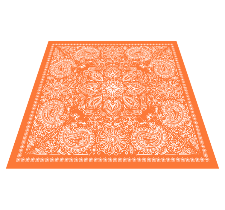 Vinyl Teppich Mandala mandala-ornament - TenStickers