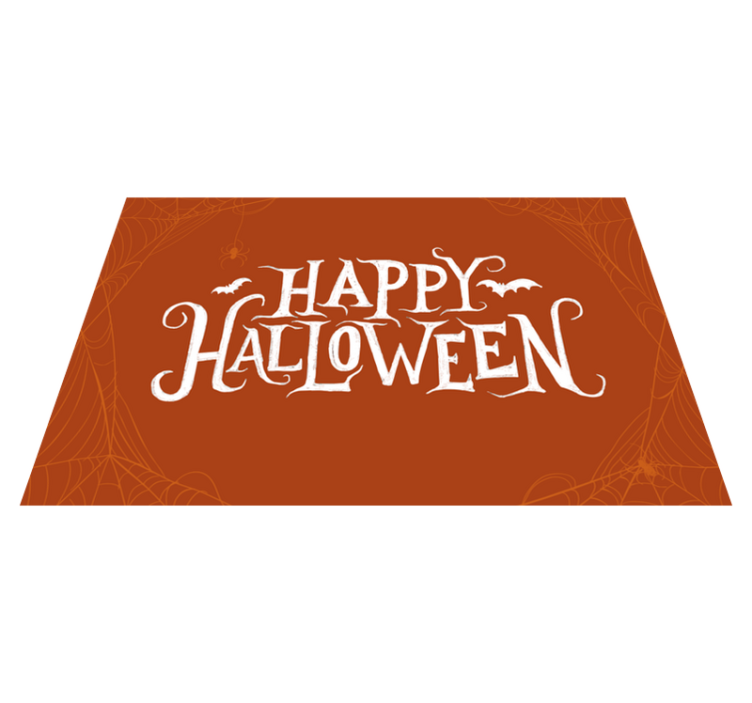 Vinyl Teppich Halloween festliche halloween-nachricht - TenStickers