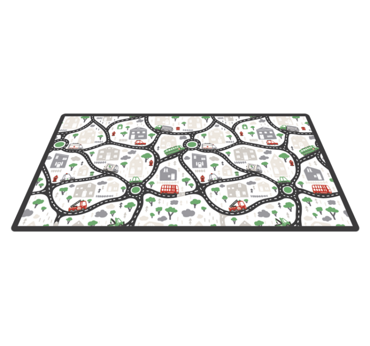 Vinyl Teppich Autobahn stadt spielen straßen - TenStickers