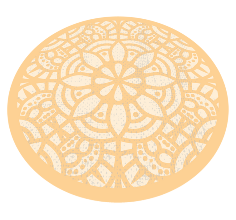 Vinyl Teppich Mandala mandala motiv kreis - TenStickers