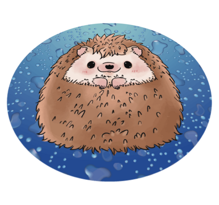 Vinylteppich Tiere Entzückender igel - TenStickers