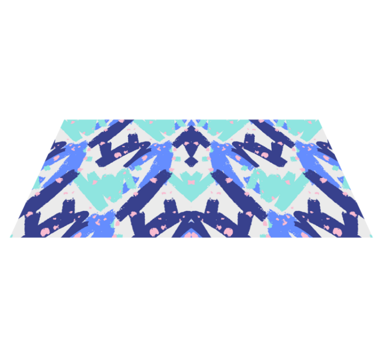 Vinyl Teppich Wohnzimmer abstraktes camouflage-muster - TenStickers