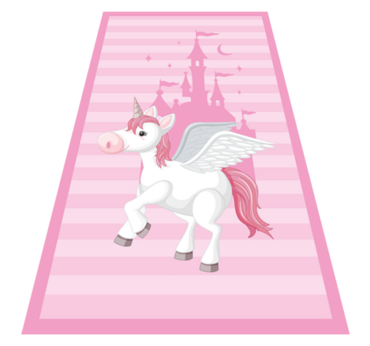 Vinyl Teppich Kinder einhorn-schloss-bilder - TenStickers