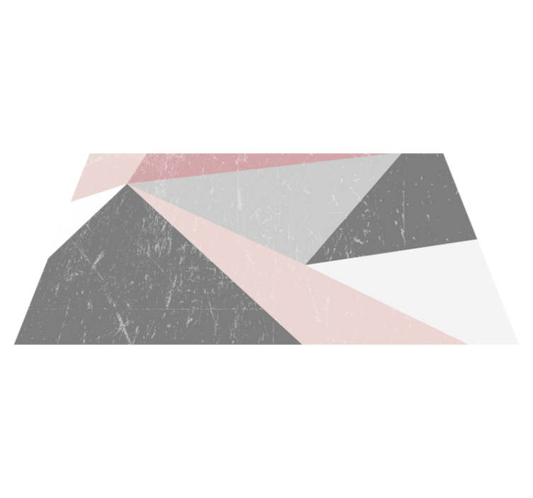 Vinyl Teppich geometrisch Überlagerung geometrischer formen - TenStickers