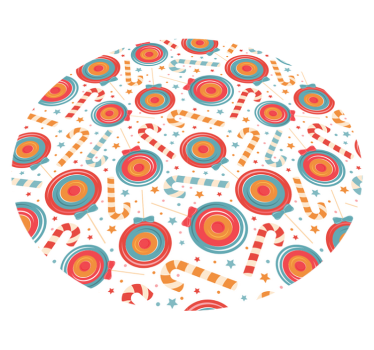 Vinyl Teppich Spiele candyland-bilder - TenStickers