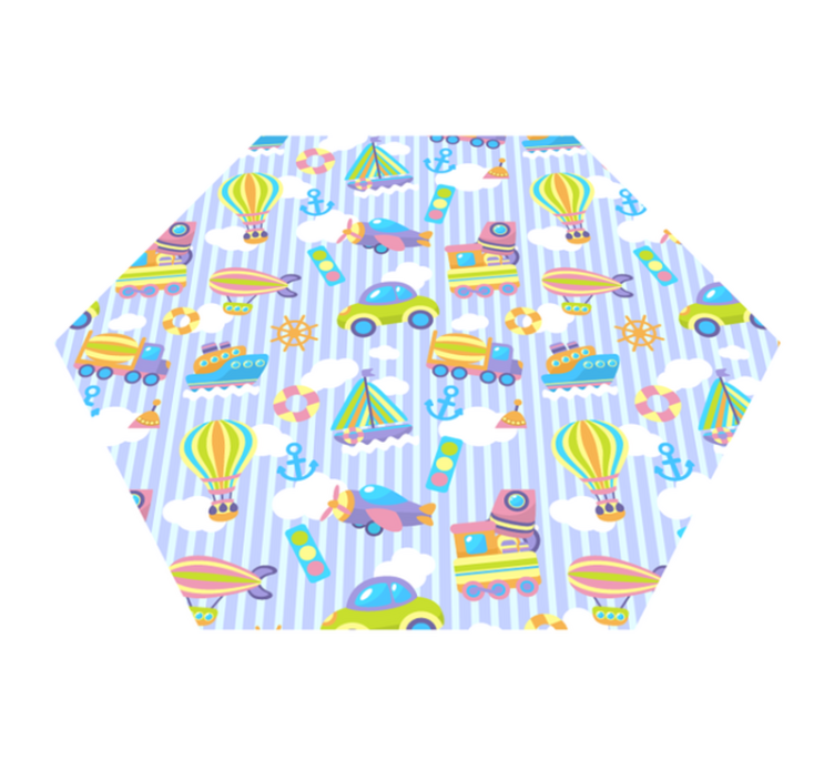 Vinyl Teppich Kinder kindheitsbilder - TenStickers