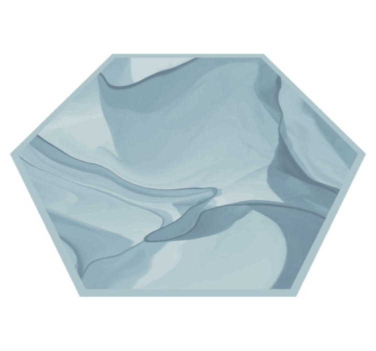 Vinyl Teppich Textur abstrakte blaue wellen - TenStickers