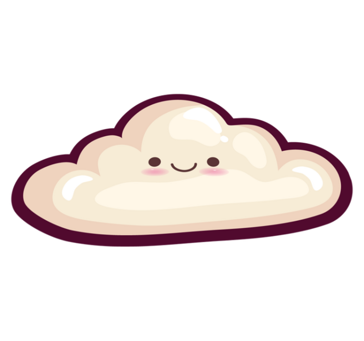 Vinylteppich Natur Anime cloud - TenStickers