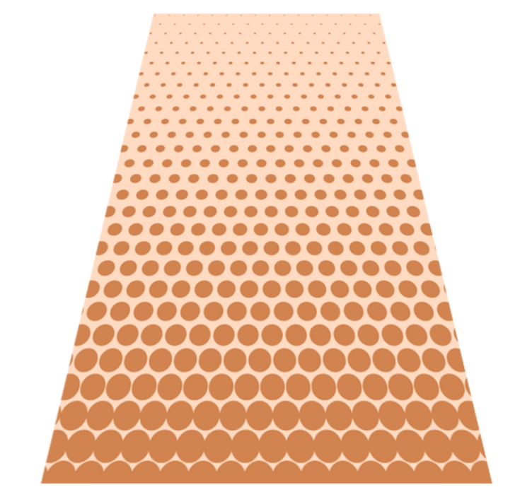 Vinyl Teppich gestreift tupfen-farbverlauf - TenStickers