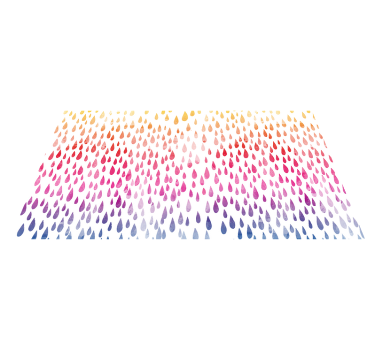 Vinyl Teppich Textur tropfenmuster - TenStickers