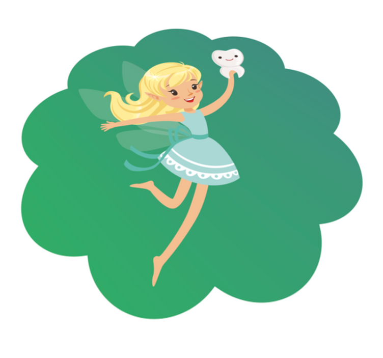 Vinyl Teppich Kinder zahnfee-fantasie - TenStickers