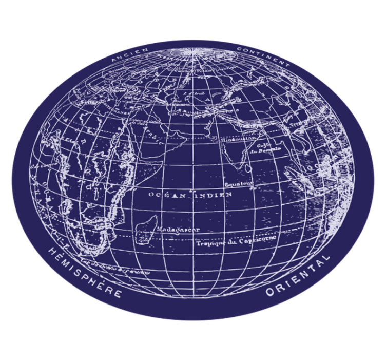 Vinyl Teppich Schlafzimmer weltkartenanzeige - TenStickers