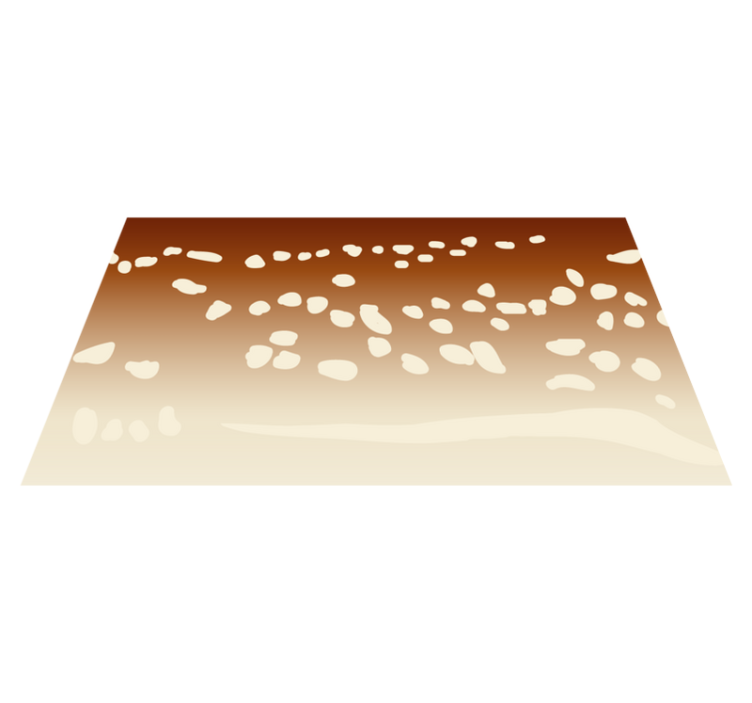 Vinyl Teppich Steinoptik brauner gehweg - TenStickers