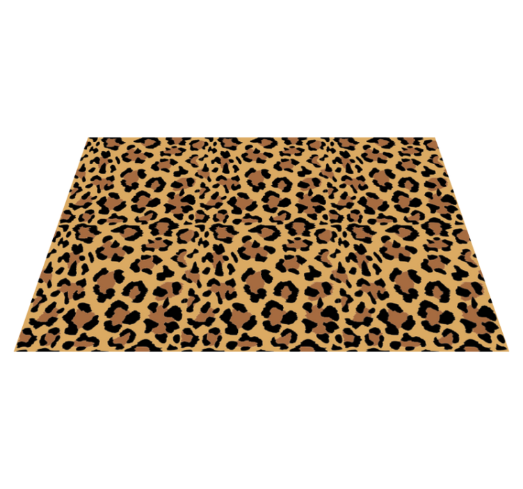 Vinyl Teppich Tiermuster leopardenmuster - TenStickers