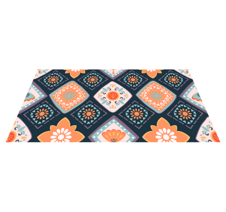 Vinylteppich ethnisch Abstrakte mini-fliesen - TenStickers