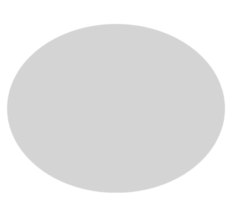 Vinyl Teppich rund graue form - TenStickers