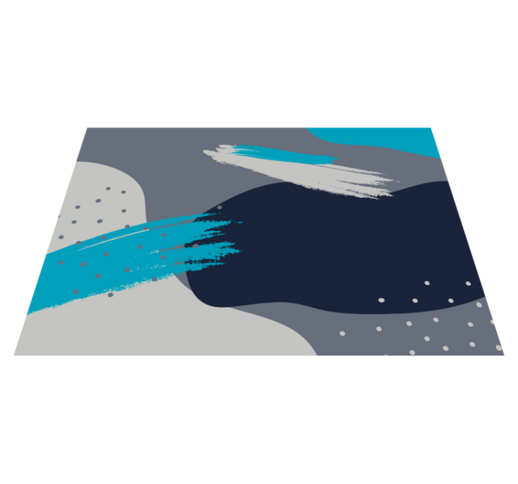 Vinyl Teppich modern abstraktes spritzmuster - TenStickers